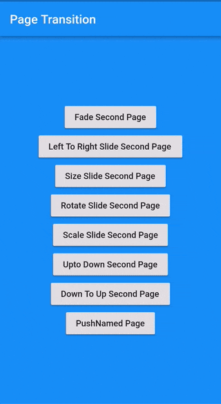 page_transition | Flutter Package